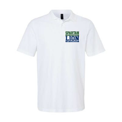 Spartan On Saturday Lion On Sunday Funny Detroit Polo