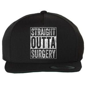 Straight Outta Surgery Wool Snapback Cap