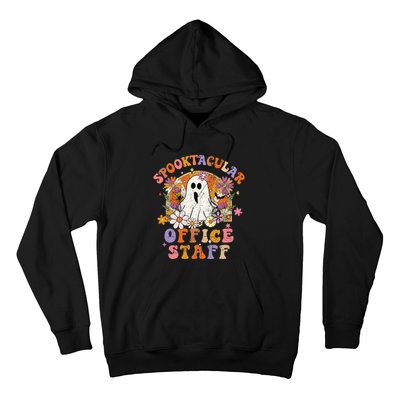 Spooktacular Office Staff Happy Halloween Spooky Matching Hoodie