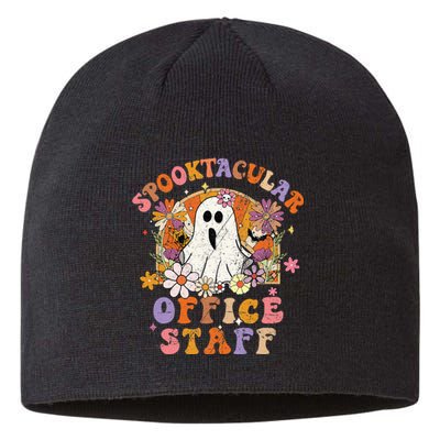 Spooktacular Office Staff Happy Halloween Spooky Matching Sustainable Beanie