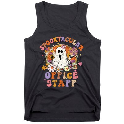 Spooktacular Office Staff Happy Halloween Spooky Matching Tank Top