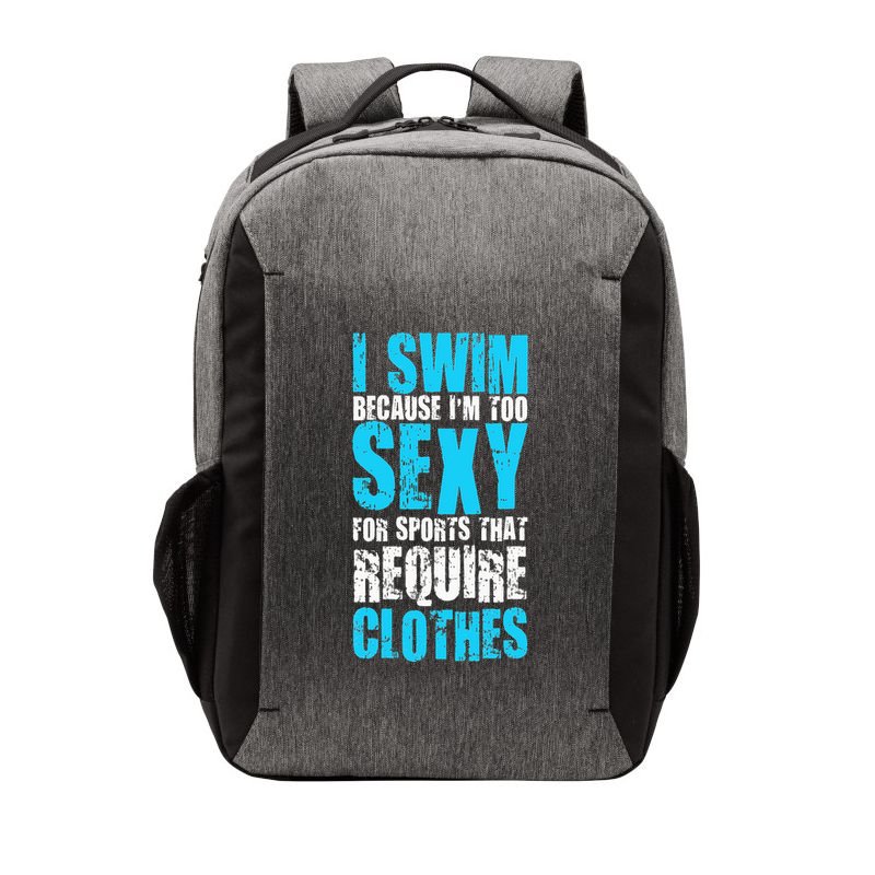 Swim Or Sink Swimmer Swimming Indoor Pool Water Vector Backpack
