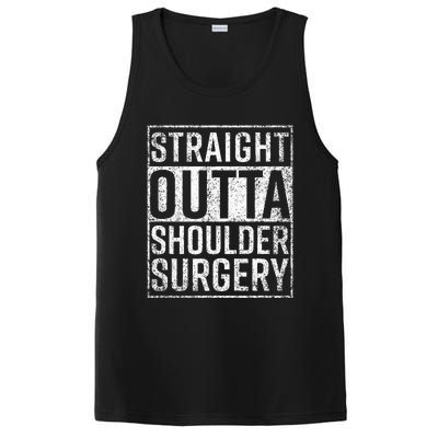 Straight Outta Shoulder Surgery Funny Get Well Gift PosiCharge Competitor Tank