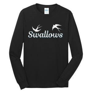 Spit Or Swallow Funny Oral Sex Bdsm Kinky Feitsh Swallows Tall Long Sleeve T-Shirt