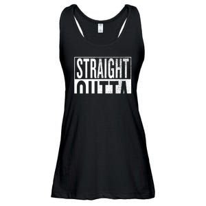 Straight Outta Saint Louis Great Travel & Gift Idea Ladies Essential Flowy Tank