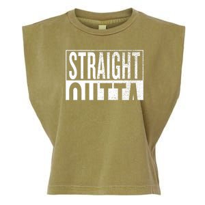 Straight Outta Saint Louis Great Travel & Gift Idea Garment-Dyed Women's Muscle Tee