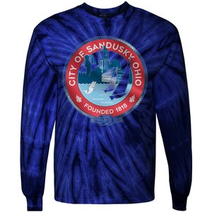 Sandusky Ohio Tie-Dye Long Sleeve Shirt