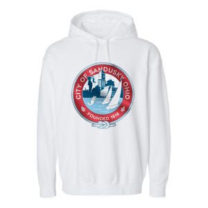 Sandusky Ohio Garment-Dyed Fleece Hoodie