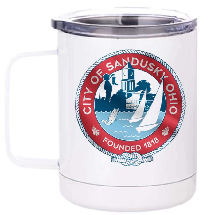 Sandusky Ohio 12 oz Stainless Steel Tumbler Cup