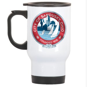 Sandusky Ohio Stainless Steel Travel Mug