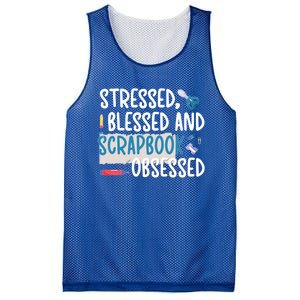 Scrapbook Obsessed Scrapbooking Scrapbooker Gift Mesh Reversible Basketball Jersey Tank