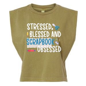 Scrapbook Obsessed Scrapbooking Scrapbooker Gift Garment-Dyed Women's Muscle Tee