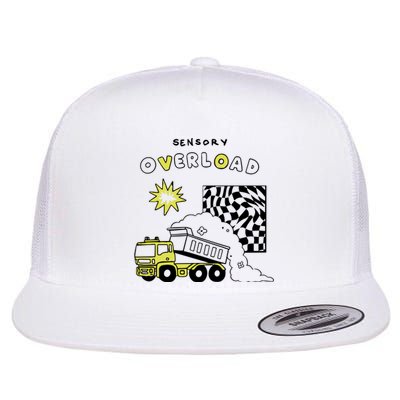 Sensory Overload Flat Bill Trucker Hat