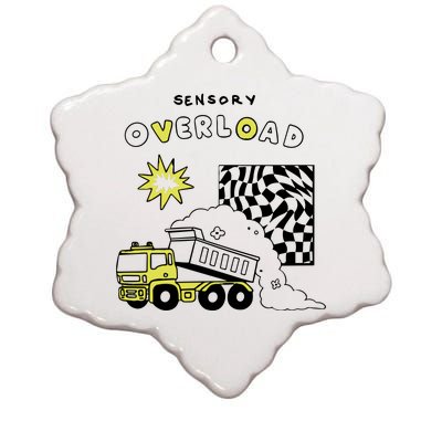 Sensory Overload Ceramic Star Ornament