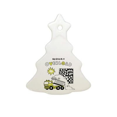 Sensory Overload Ceramic Tree Ornament