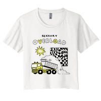 Sensory Overload Women's Crop Top Tee