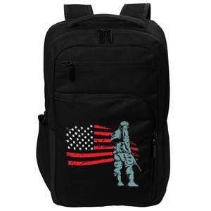 Support Our Soldiers USA American Flag Impact Tech Backpack