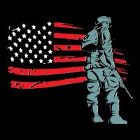 Support Our Soldiers USA American Flag Backpack