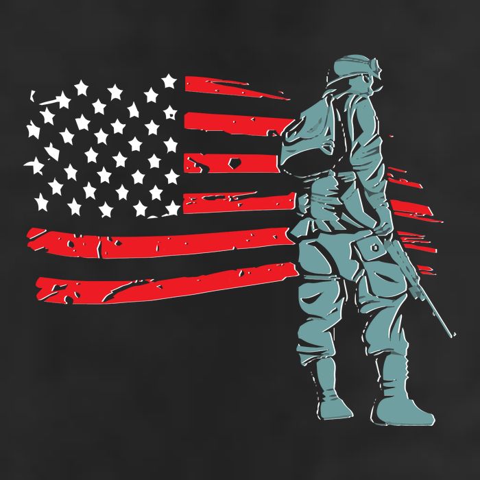 Support Our Soldiers USA American Flag Adult Drive Performance Visor