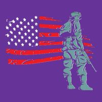 Support Our Soldiers USA American Flag Sweatshirt
