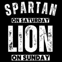 Spartan On Saturday Lion On Sunday Funny Detroit Vintage Bag