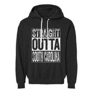 Straight Outta South Carolina Sc State Garment-Dyed Fleece Hoodie