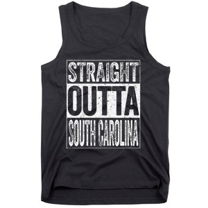 Straight Outta South Carolina Sc State Tank Top