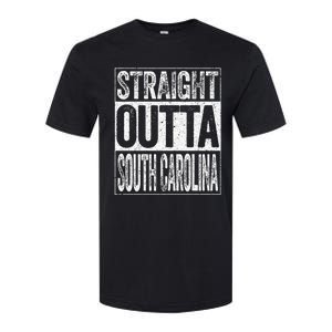 Straight Outta South Carolina Sc State Softstyle CVC T-Shirt