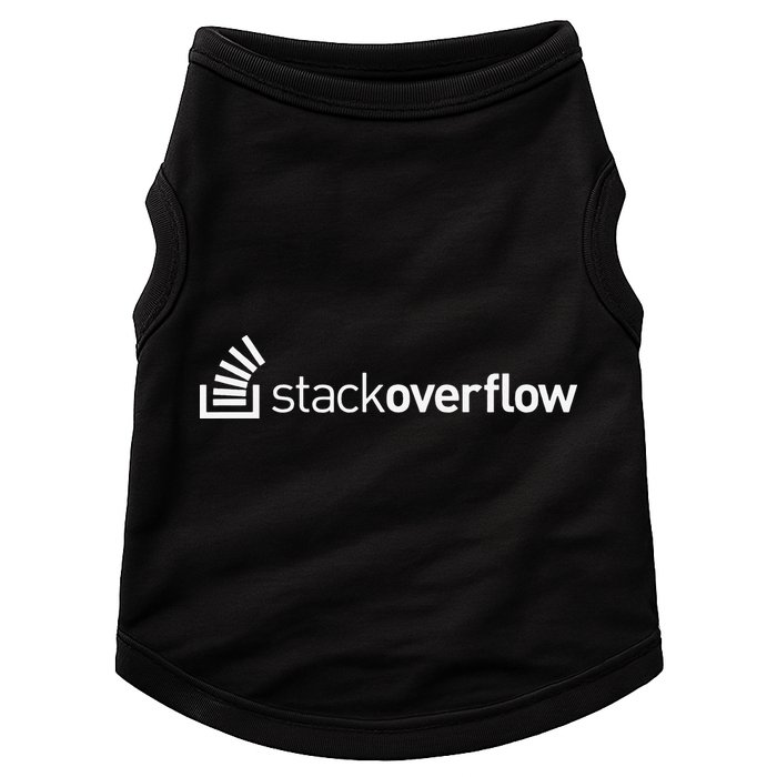 Stack Overflow Software Developers Programmers Coders v2 Doggie Tank