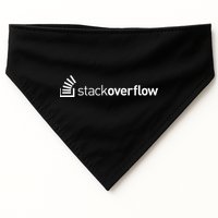 Stack Overflow Software Developers Programmers Coders v2 USA-Made Doggie Bandana