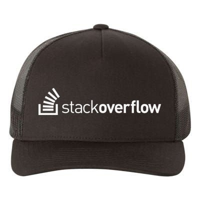 Stack Overflow Software Developers Programmers Coders v2 Yupoong Adult 5-Panel Trucker Hat