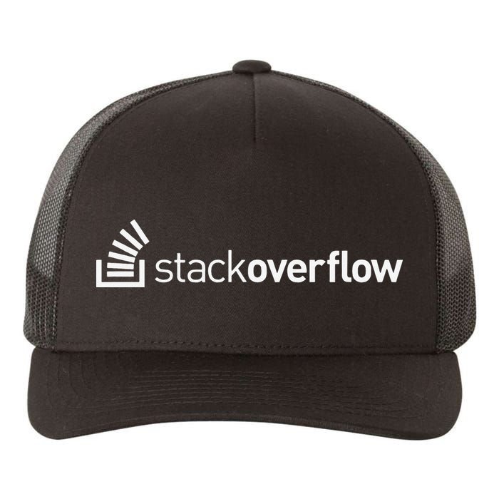 Stack Overflow Software Developers Programmers Coders v2 Yupoong Adult 5-Panel Trucker Hat