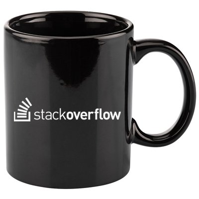 Stack Overflow Software Developers Programmers Coders v2 11oz C Handle Ceramic Mug