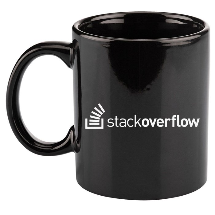 Stack Overflow Software Developers Programmers Coders v2 11oz C Handle Ceramic Mug