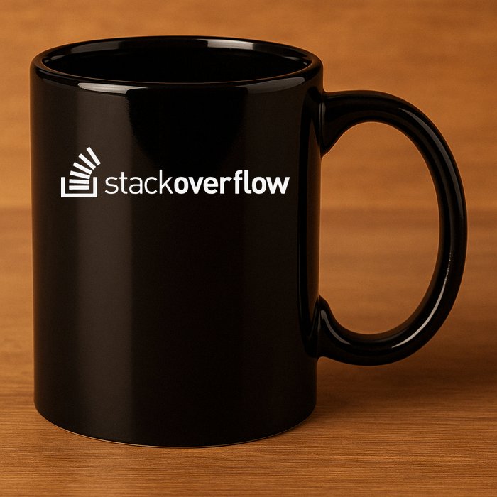 Stack Overflow Software Developers Programmers Coders v2 11oz C Handle Ceramic Mug