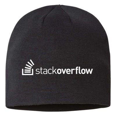 Stack Overflow Software Developers Programmers Coders v2 Sustainable Beanie