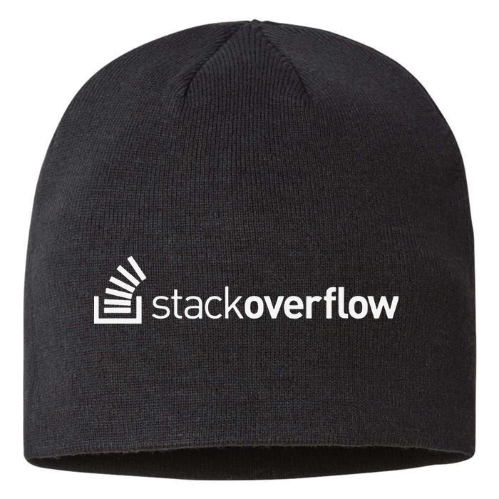 Stack Overflow Software Developers Programmers Coders v2 Sustainable Beanie