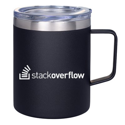 Stack Overflow Software Developers Programmers Coders v2 12oz Stainless Steel Coffee Mug
