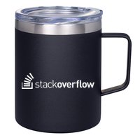 Stack Overflow Software Developers Programmers Coders v2 12oz Stainless Steel Coffee Mug