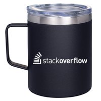 Stack Overflow Software Developers Programmers Coders v2 12oz Stainless Steel Coffee Mug