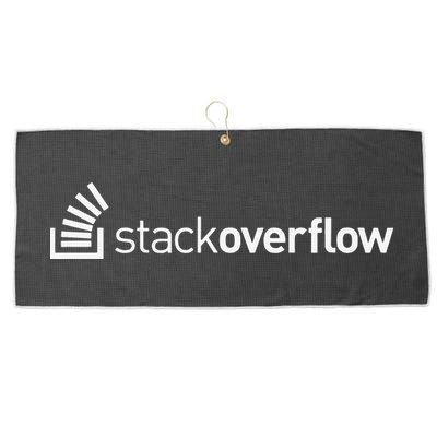 Stack Overflow Software Developers Programmers Coders v2 Large Microfiber Waffle Golf Towel