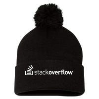 Stack Overflow Software Developers Programmers Coders v2 Pom Pom 12in Knit Beanie