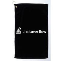 Stack Overflow Software Developers Programmers Coders v2 Golf Towel