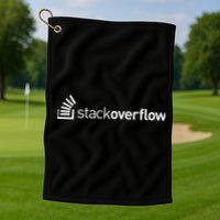 Stack Overflow Software Developers Programmers Coders v2 Golf Towel