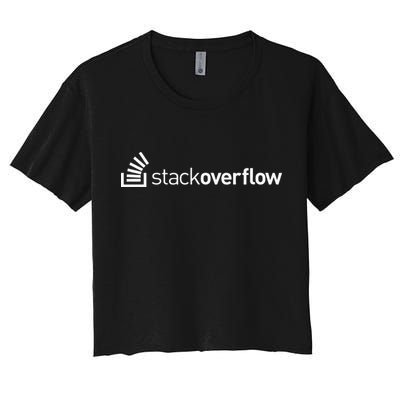 Stack Overflow Software Developers Programmers Coders v2 Crop Top