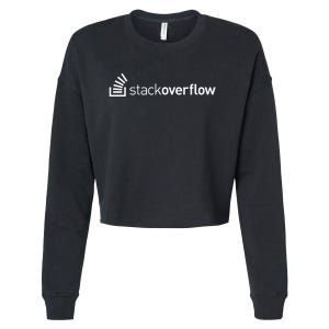 Stack Overflow Software Developers Programmers Coders v2 Cropped Pullover Crew