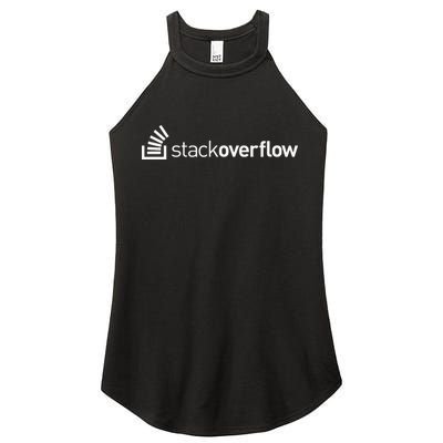 Stack Overflow Software Developers Programmers Coders v2 Women's Perfect Tri Rocker Tank