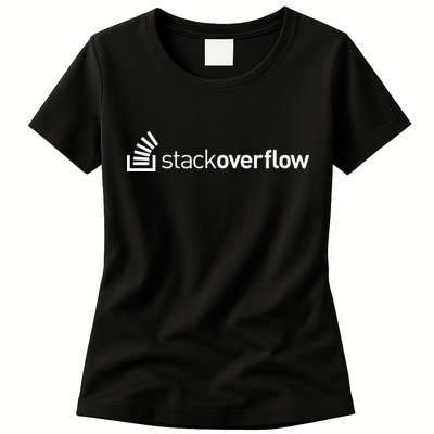 Stack Overflow Software Developers Programmers Coders v2 Womens T-Shirt