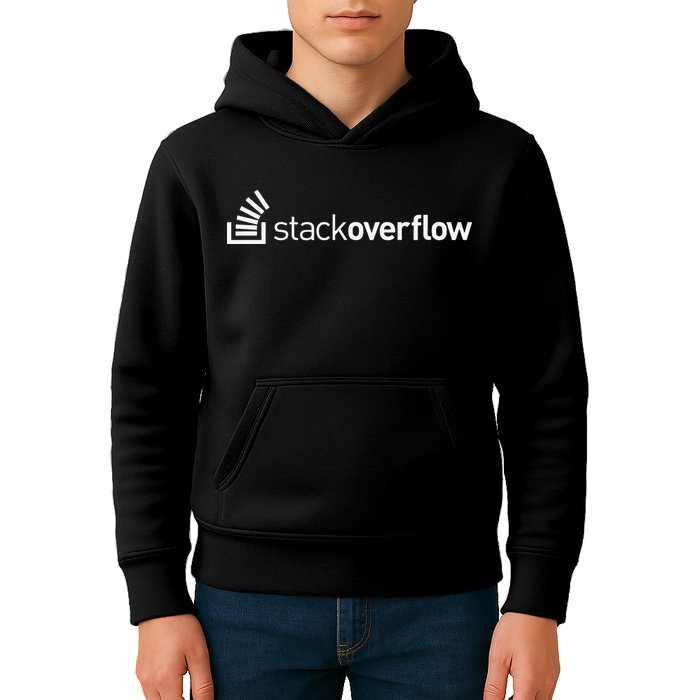Stack Overflow Software Developers Programmers Coders v2 Kids Hoodie