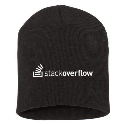 Stack Overflow Software Developers Programmers Coders v2 Short Acrylic Beanie